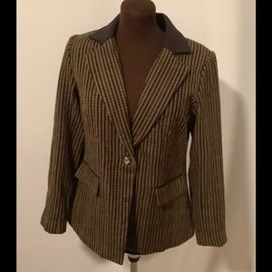 Linda Brown Plaid Jacket